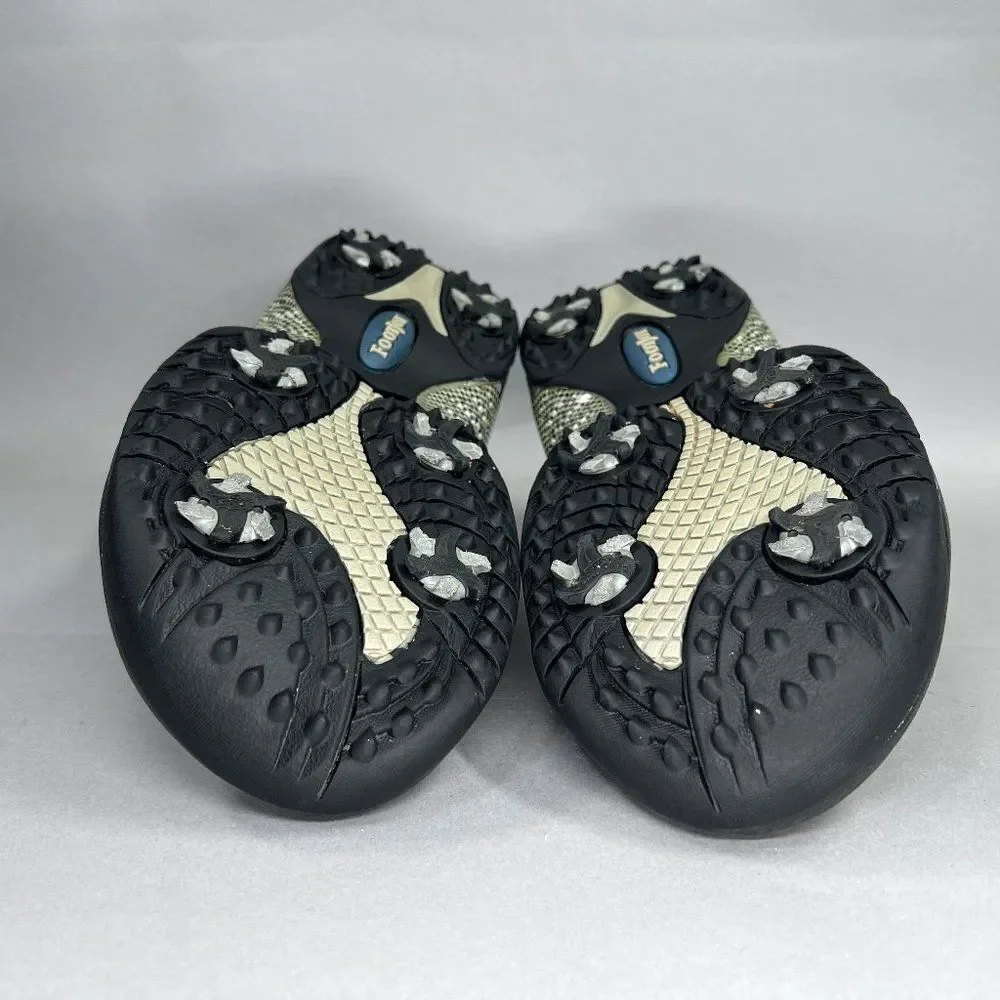 FootJoy Golf Sandals Men's Size 7 GreenJoys Brown Leather Adjustable Performance
